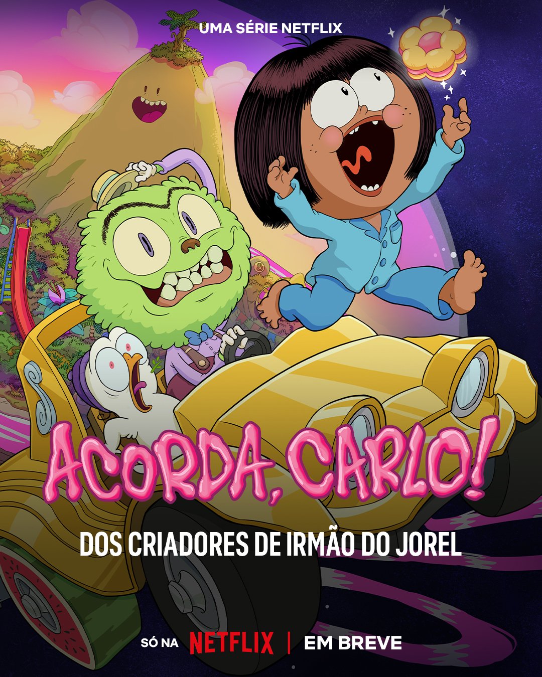 Acorda, Carlo póster Copa Studio Netflix Brasil