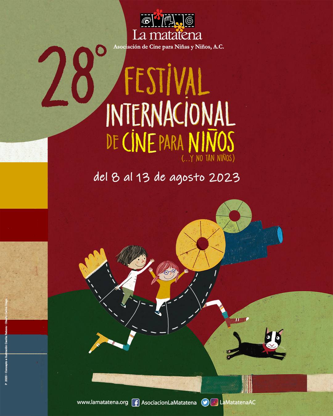 Poster Festival Internacional de Cine para Niños y no tan Niños 2023