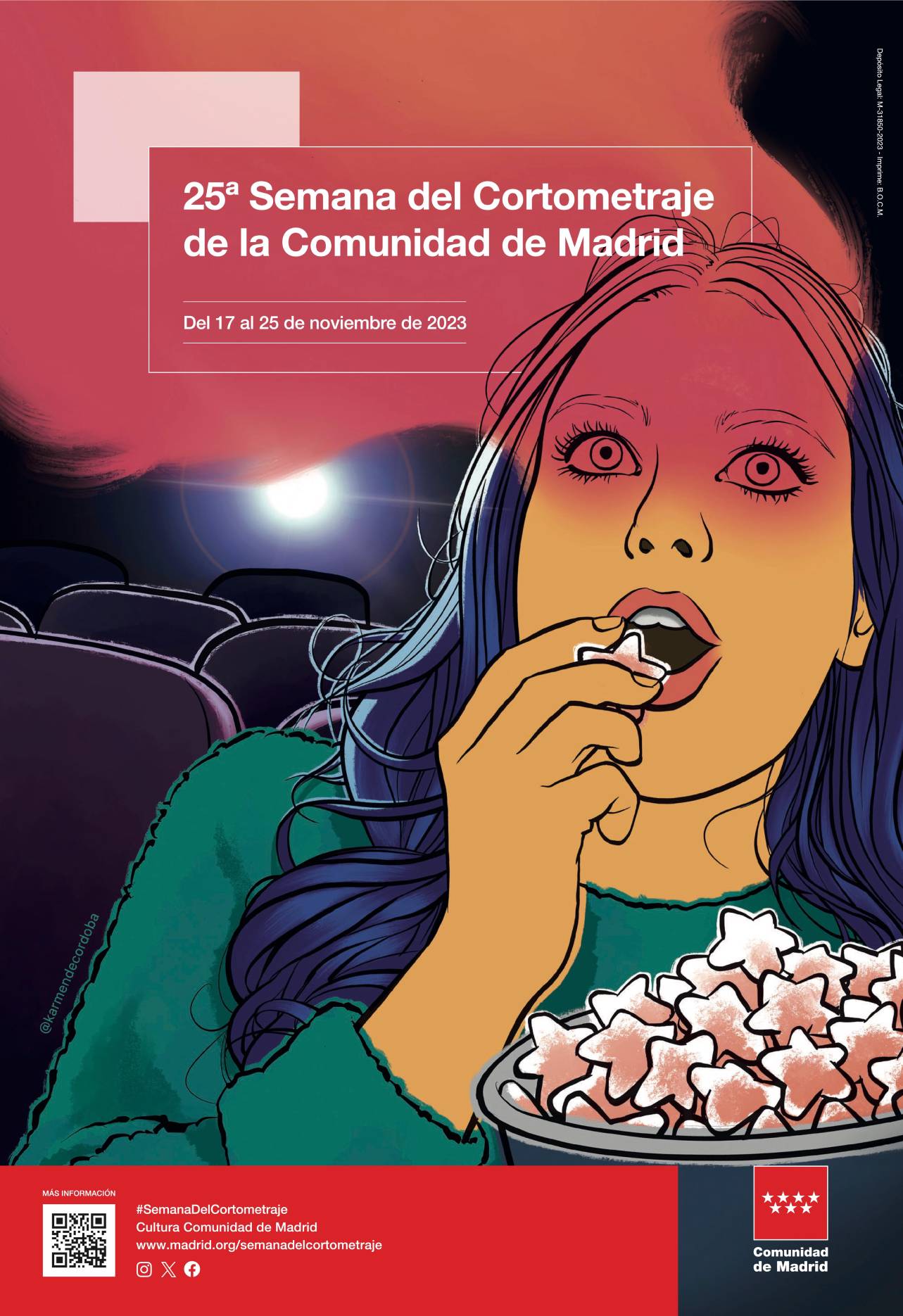 25 Semana del Cortometraje de la Comunidad de Madrid España Carmen Córdoba cartel póster