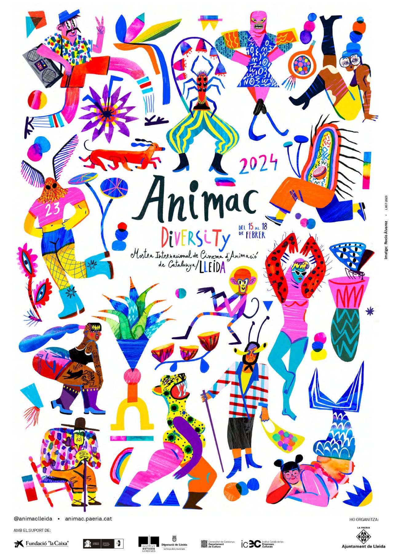 Animac 2024 Diversity Diversidad Carolina López Rocío Álvarez España Cataluña cartel poster