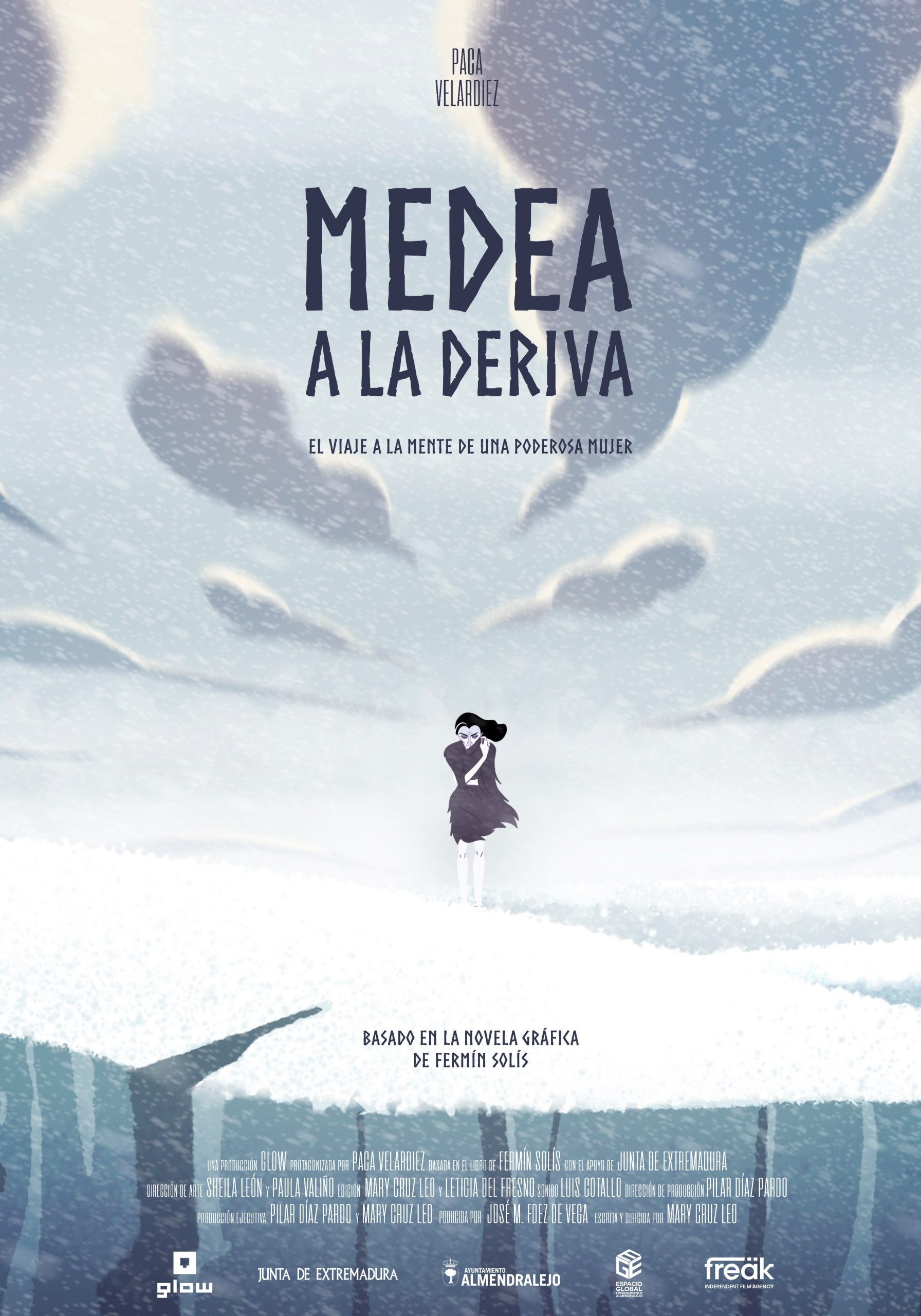 Medea a la deriva Mary Cruz Leo Fermín Solís The Glow Animation Studio España cortometraje adaptación póster