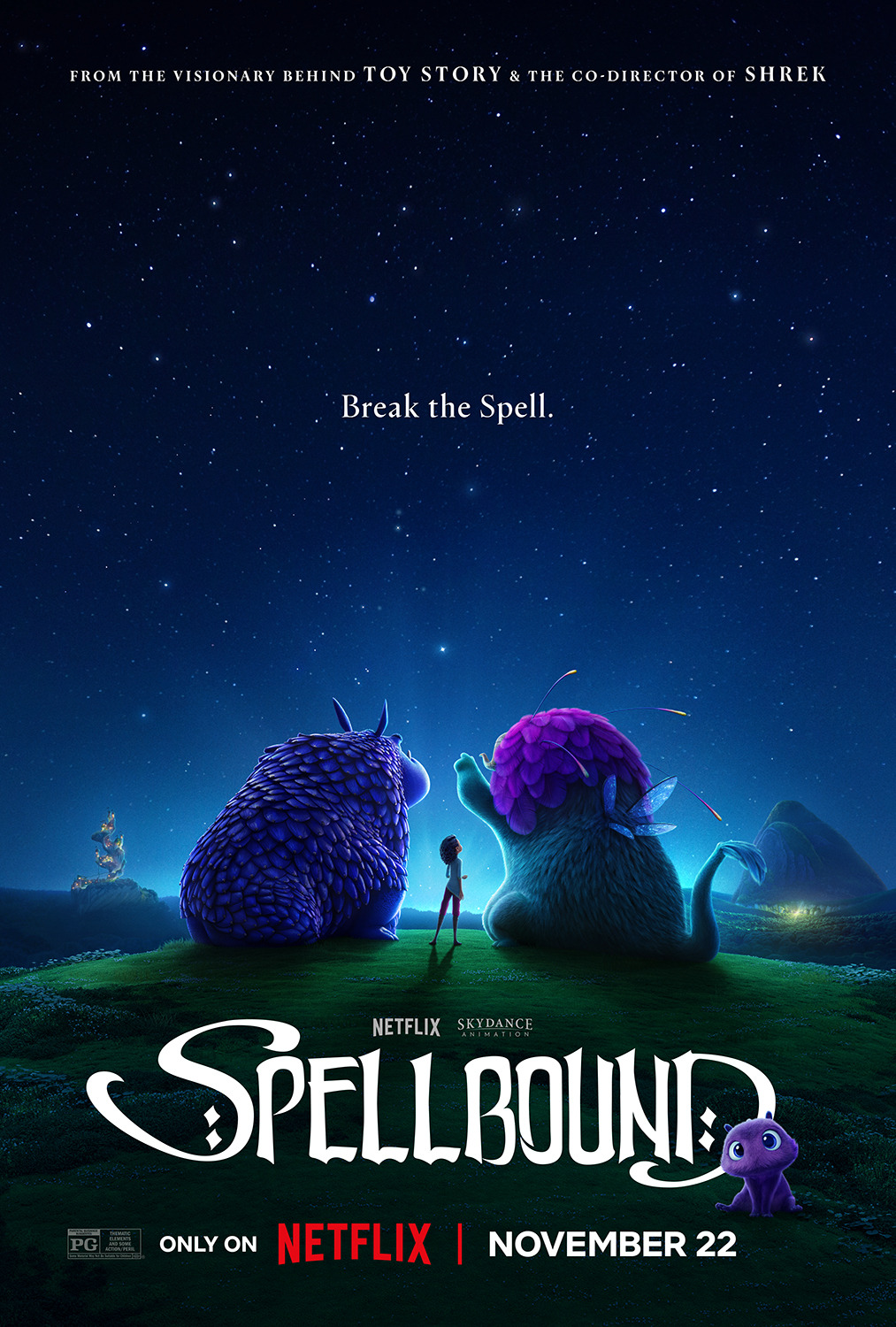 Spellbound Vivky Jenson Teaser poster Skyadnce Animation Netflix