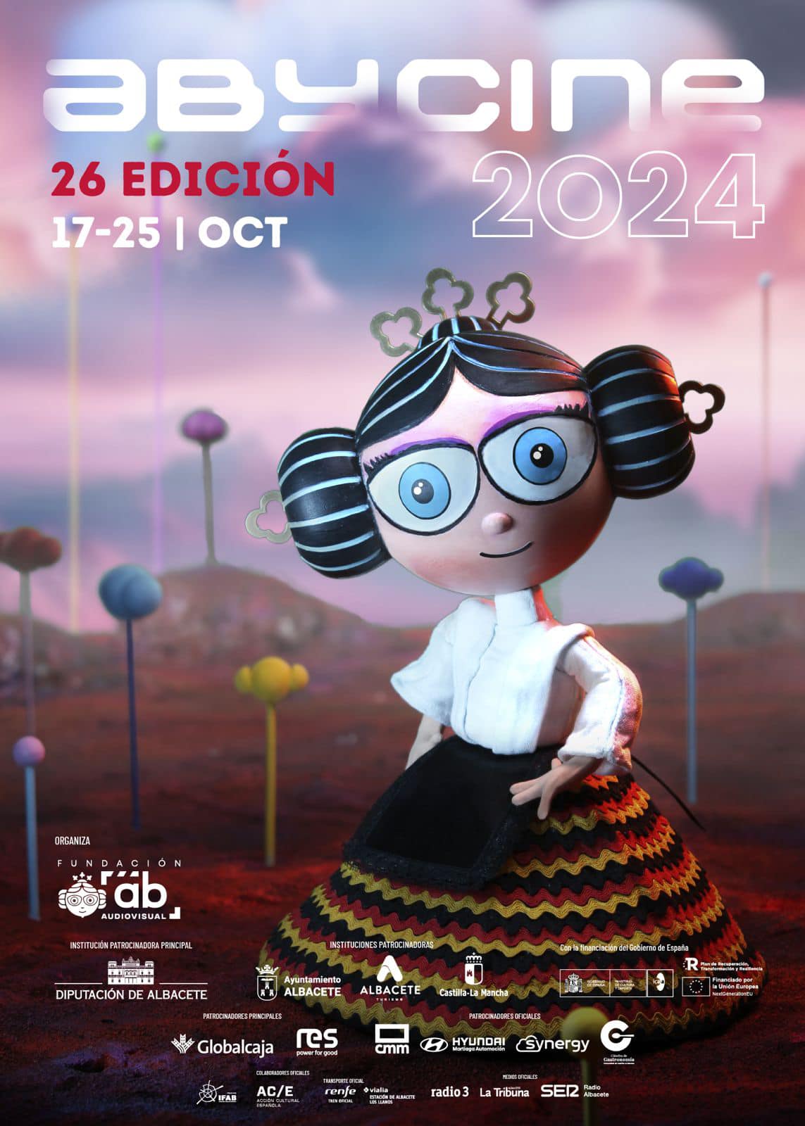 Abycine Poster Cartel Afiche 2024 Llaneia stop motion