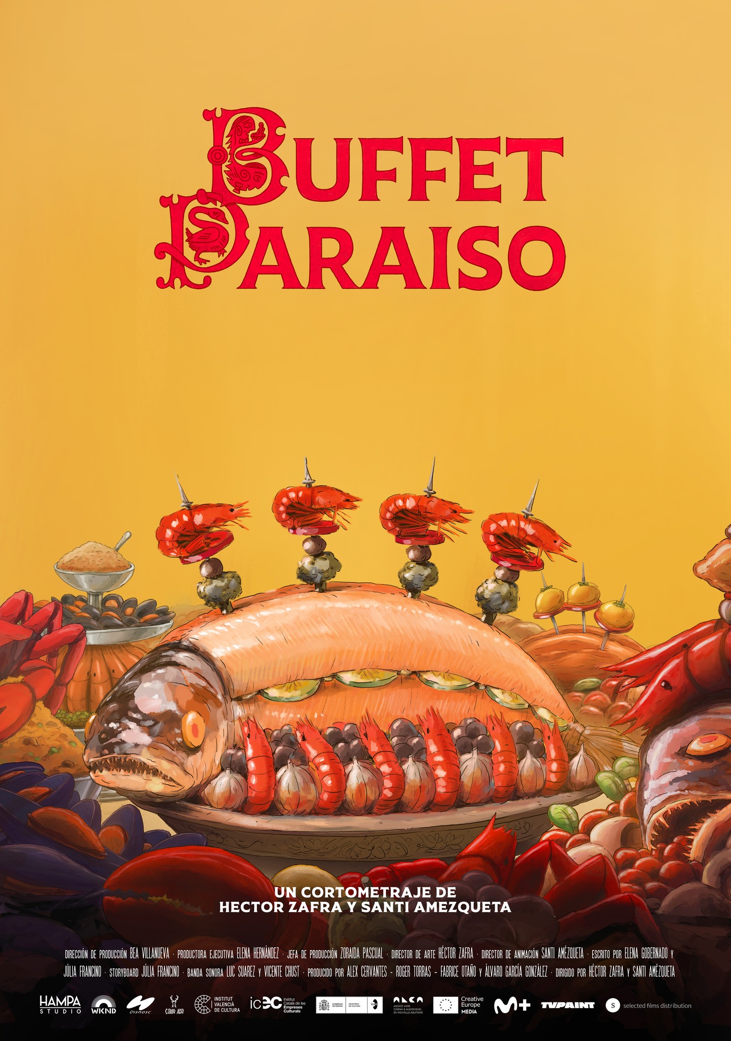 Buffet Paraíso Héctor Zafra Zanti Amezqueta Hampa Animation Studio cortometraje Weird Market España