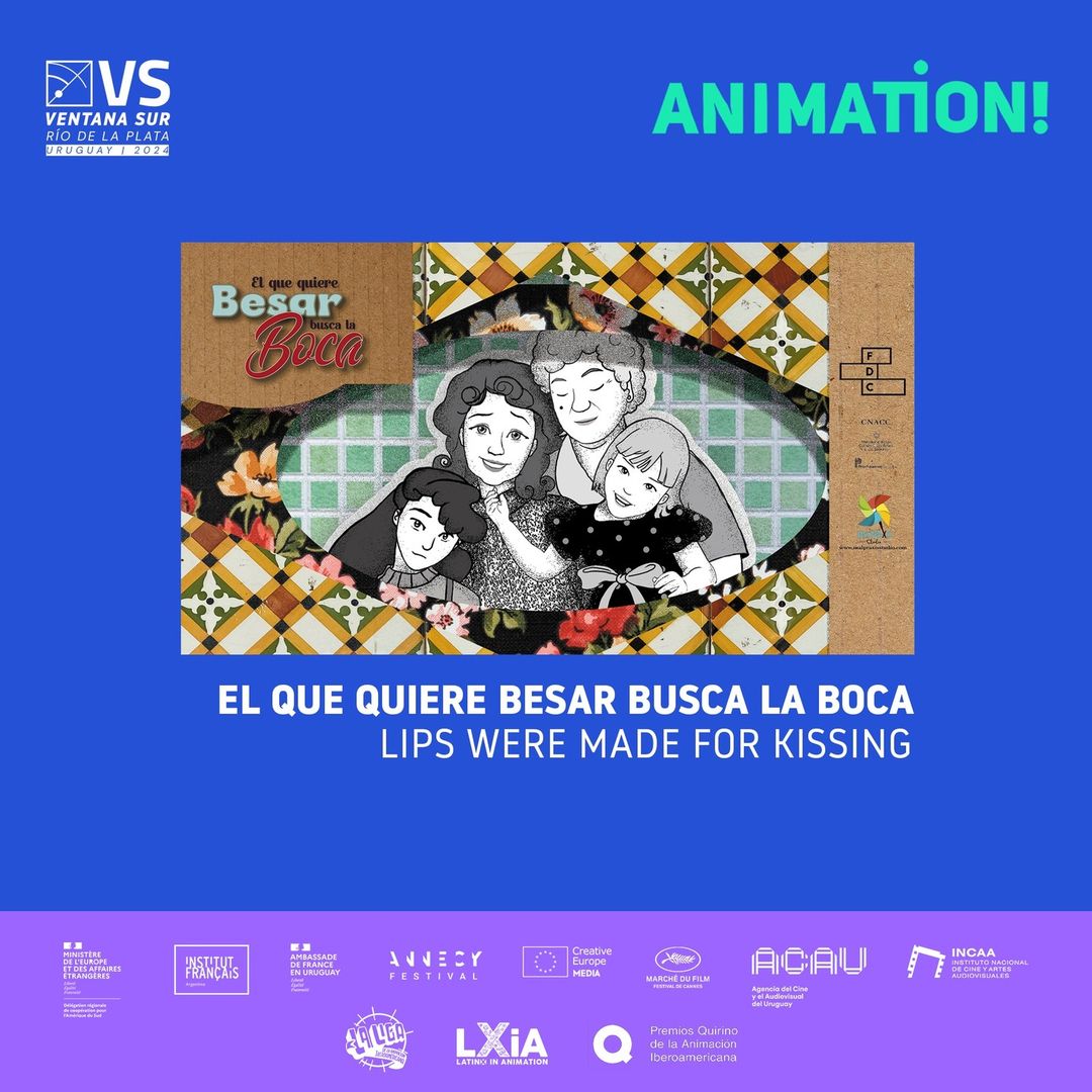 Animation Ventana Sur Mentorías para Creadoras El que quiere besar busca la boca Sandra Obando Morales Tatiana Pinzon Salavarrieta Colombia Malpraxis Studio