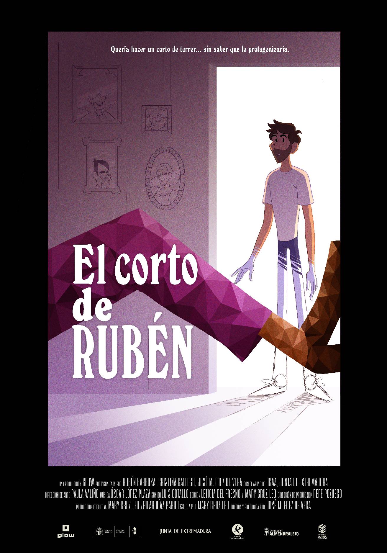 El corto de Rubén José María Fernández de Vega The Glow Animation Studio España cortrometraje animación póster final