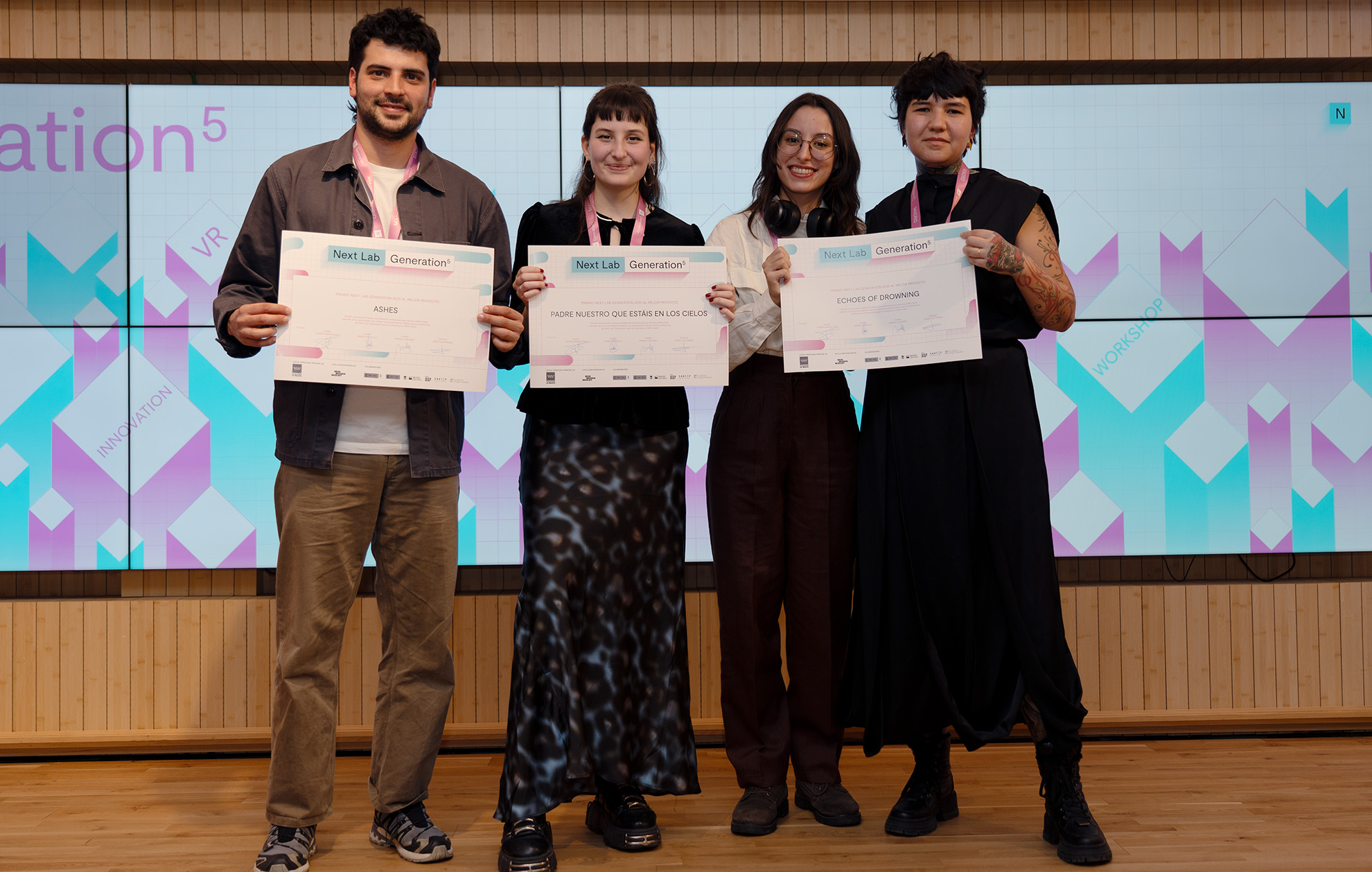 Next Lab Generation Ganadores 2025 Padre nuestro que estáis en los cielos Echoes of Drowning Ashes