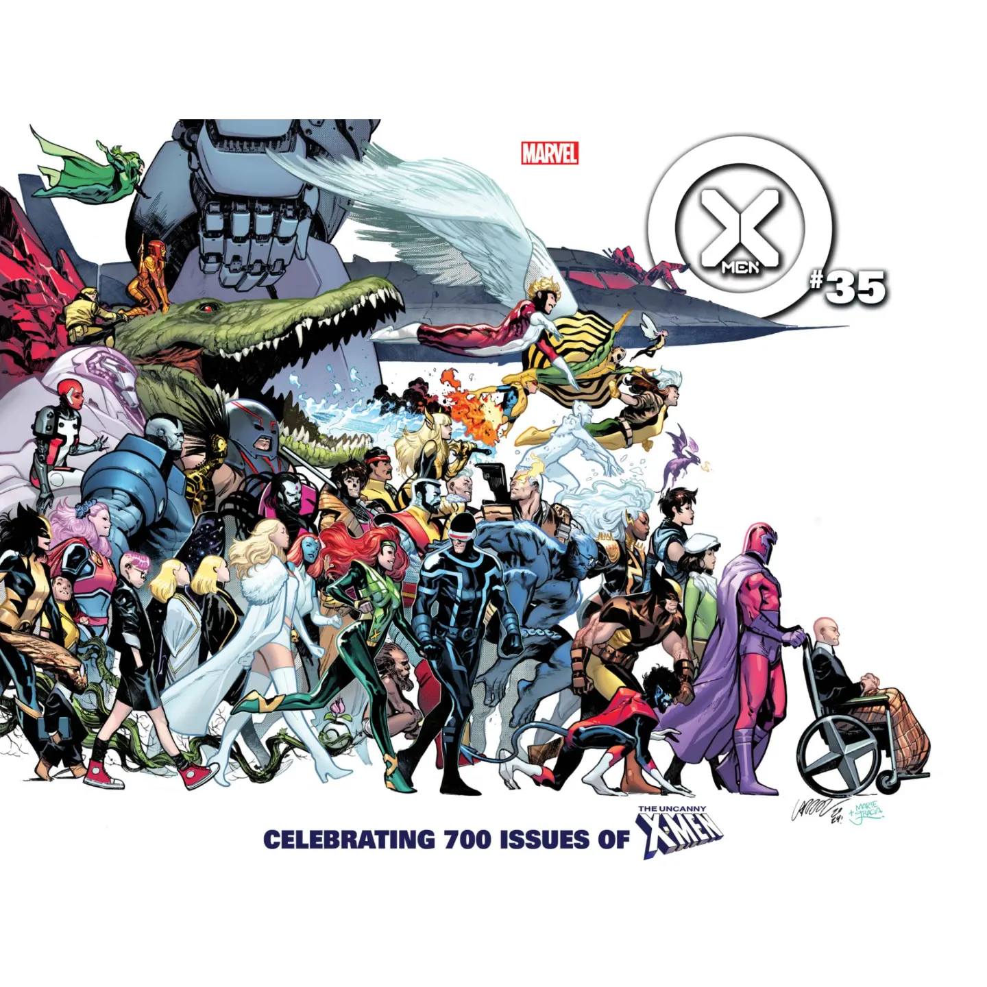 X-Men Pepe Larraz Marvel Comics cover