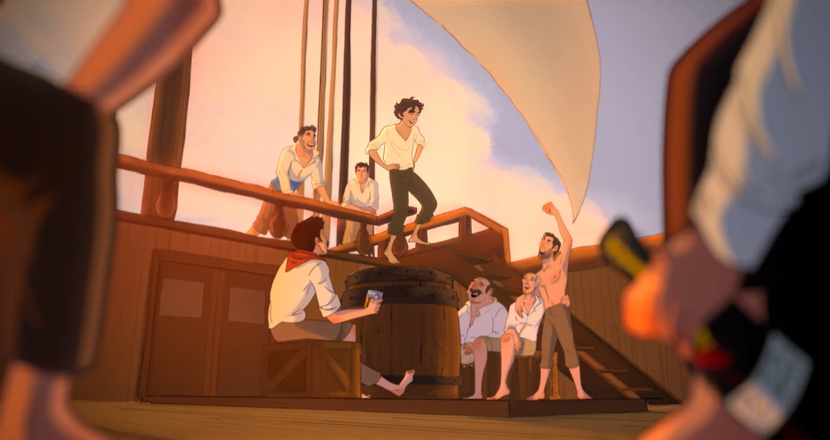 Nuestra bandera es la mar Armada U-tad España cortometraje animación