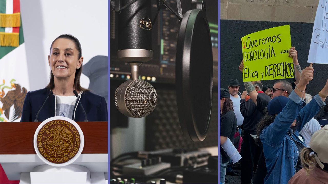 La presidenta de México promete acciones para proteger el doblaje ante la IA