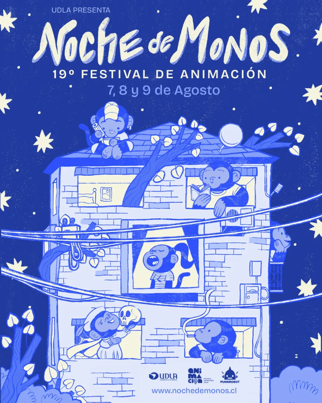 Noche de Monos 2025 Gianfranco Giordano Universidad de las Américas PunkRobot Studio Chile