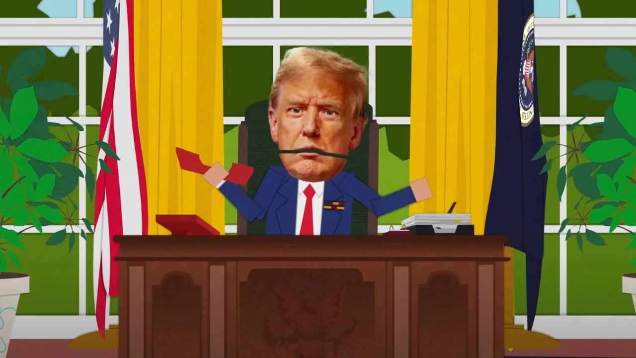 South Park Sermon on the 'Mount Donald Trump Trey Parker Matt Stone