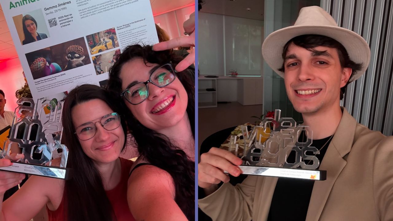 Universidad Europea Creative Campus Awards 2025 Gemma Jiménez Pablo Moreno animación videojuegos