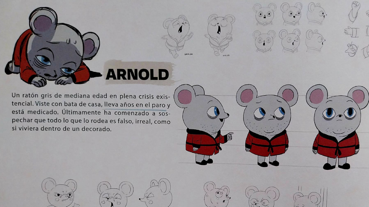 Decorado Alberto Vázquez Artbook Astiberri Arnold