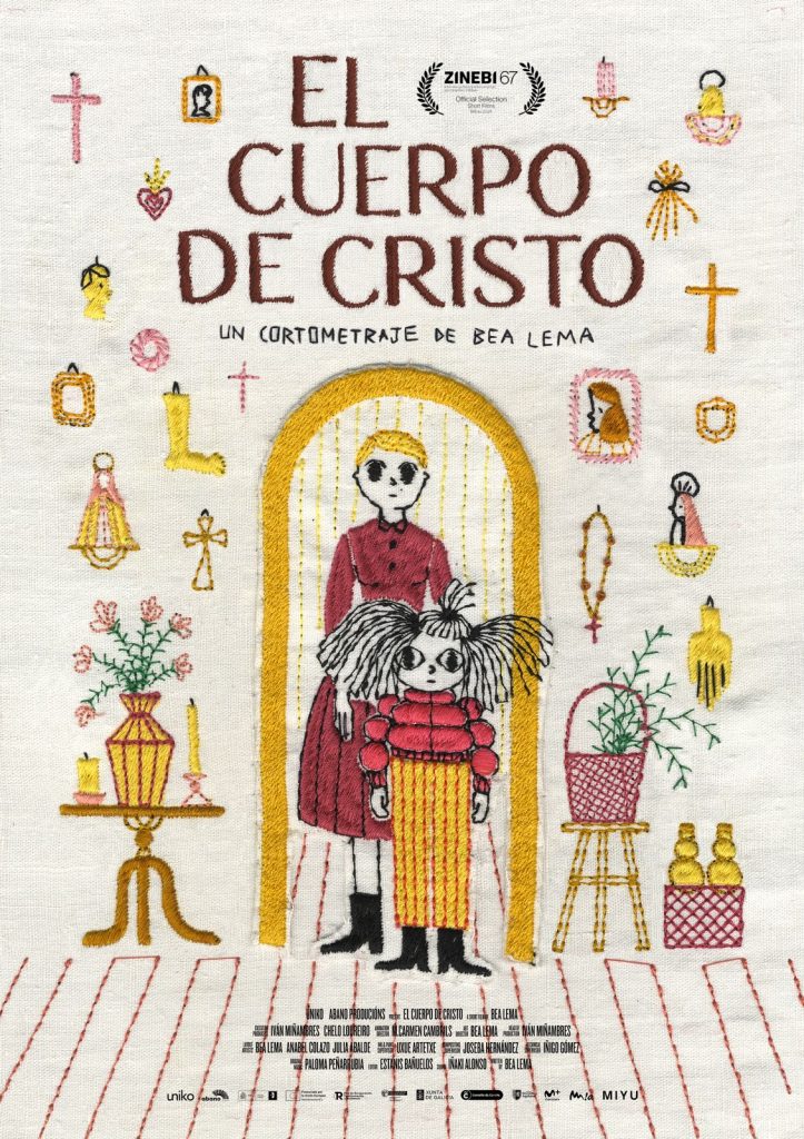 El cuerpo de Cristo Bea Lema UniKo Abano España Cortometraje animación póster