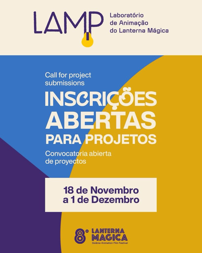 Laboratório de Animação & Mercado do Lanterna Mágica LAMP 2026 Convocatoria