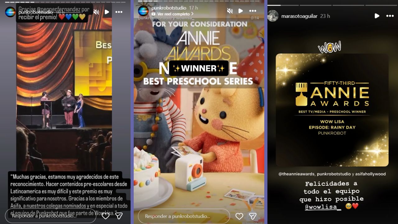 Wow Lisa Punk Robot Annie Awards Instagram