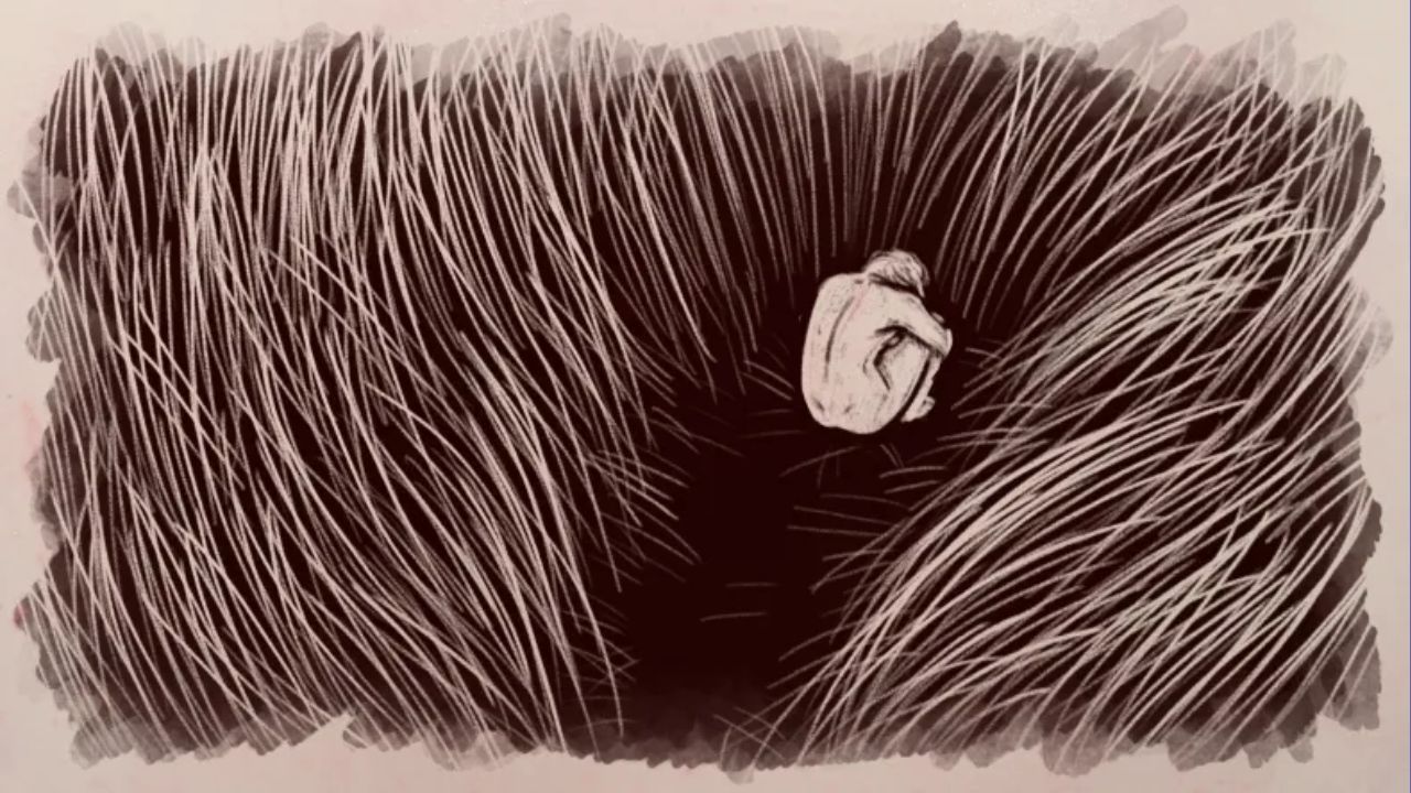 Entre pelos Feno Dias Theo Quinhones Lucas Serra cortometraje animación