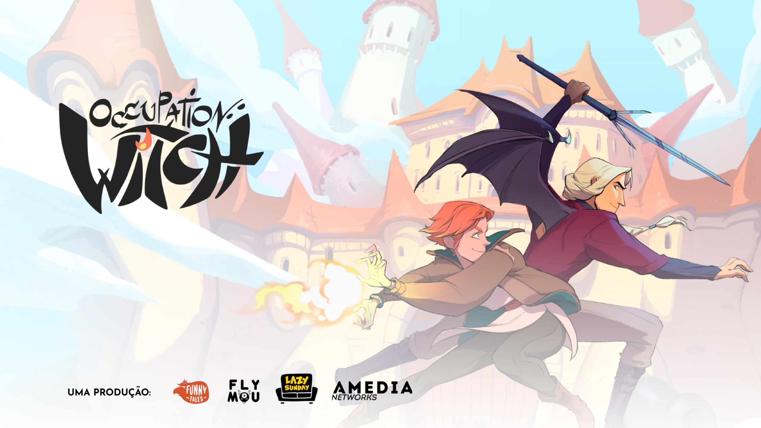 Occupation Witch Lazy Sunday Fly Moustache Funny Tales Irlanda Portugal Grecia animación anime