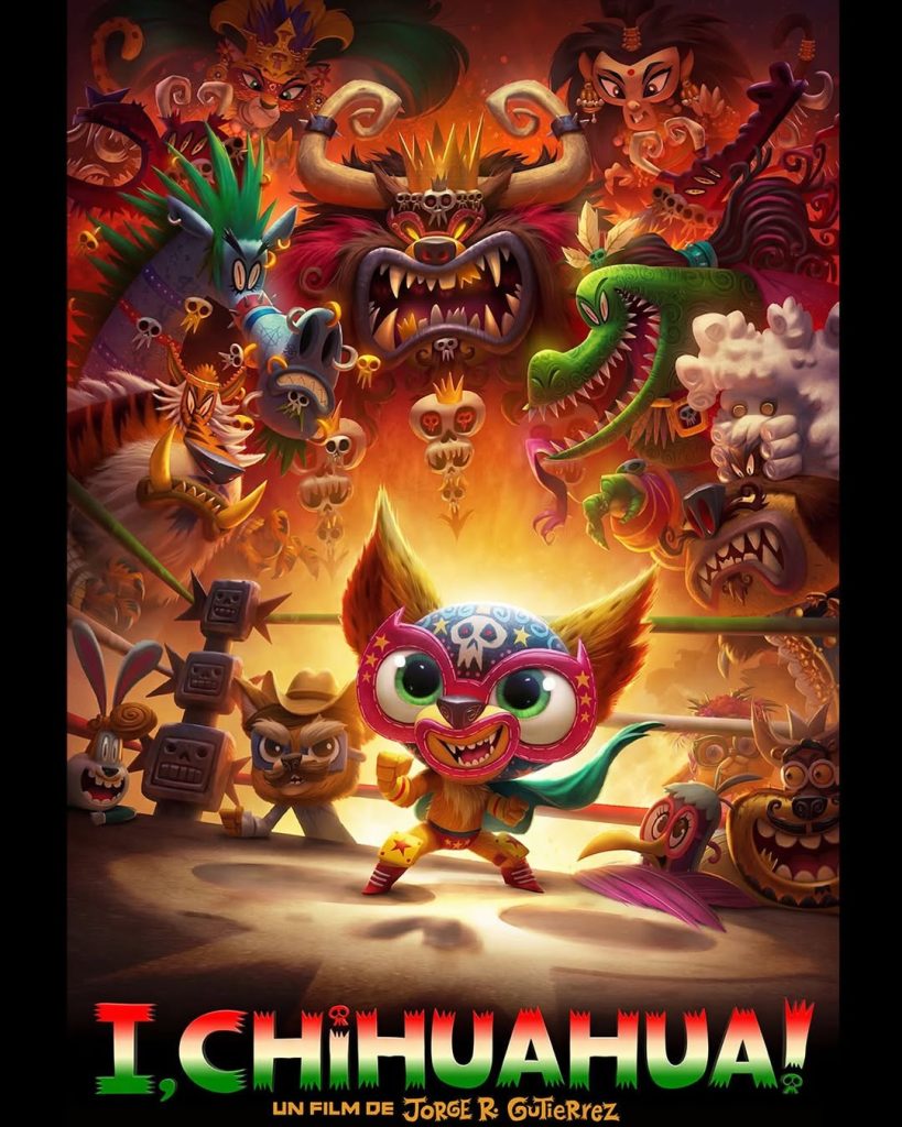 I Chihuahua Jorge Gutiérrez Chacho Luchacho Póster