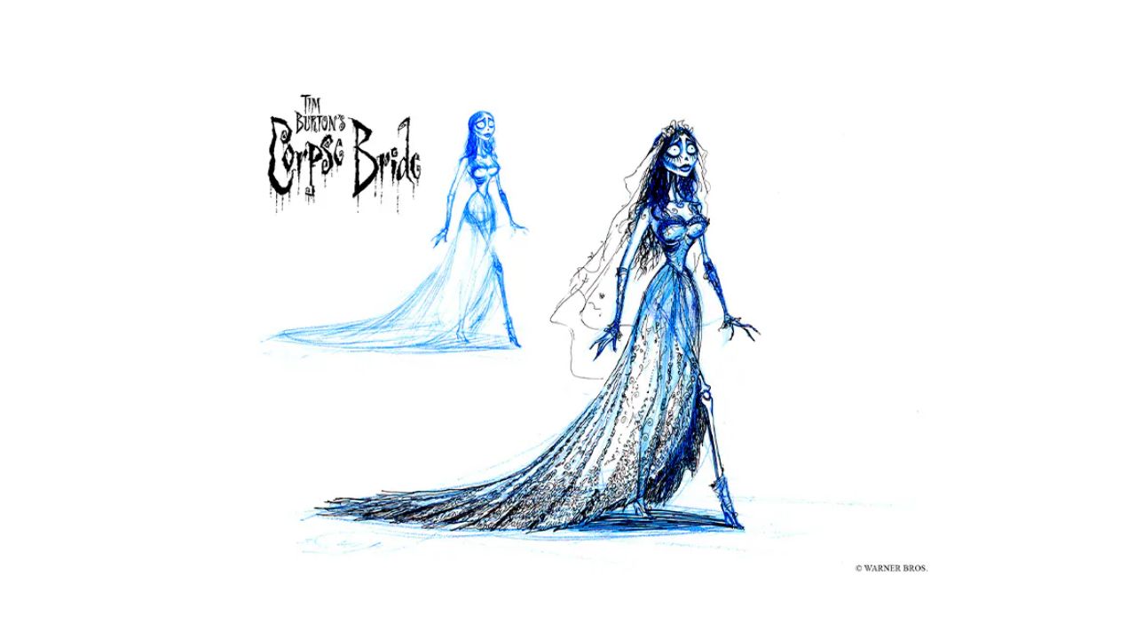 Corpse Bride Tim Burton Sketch Grangel Studio