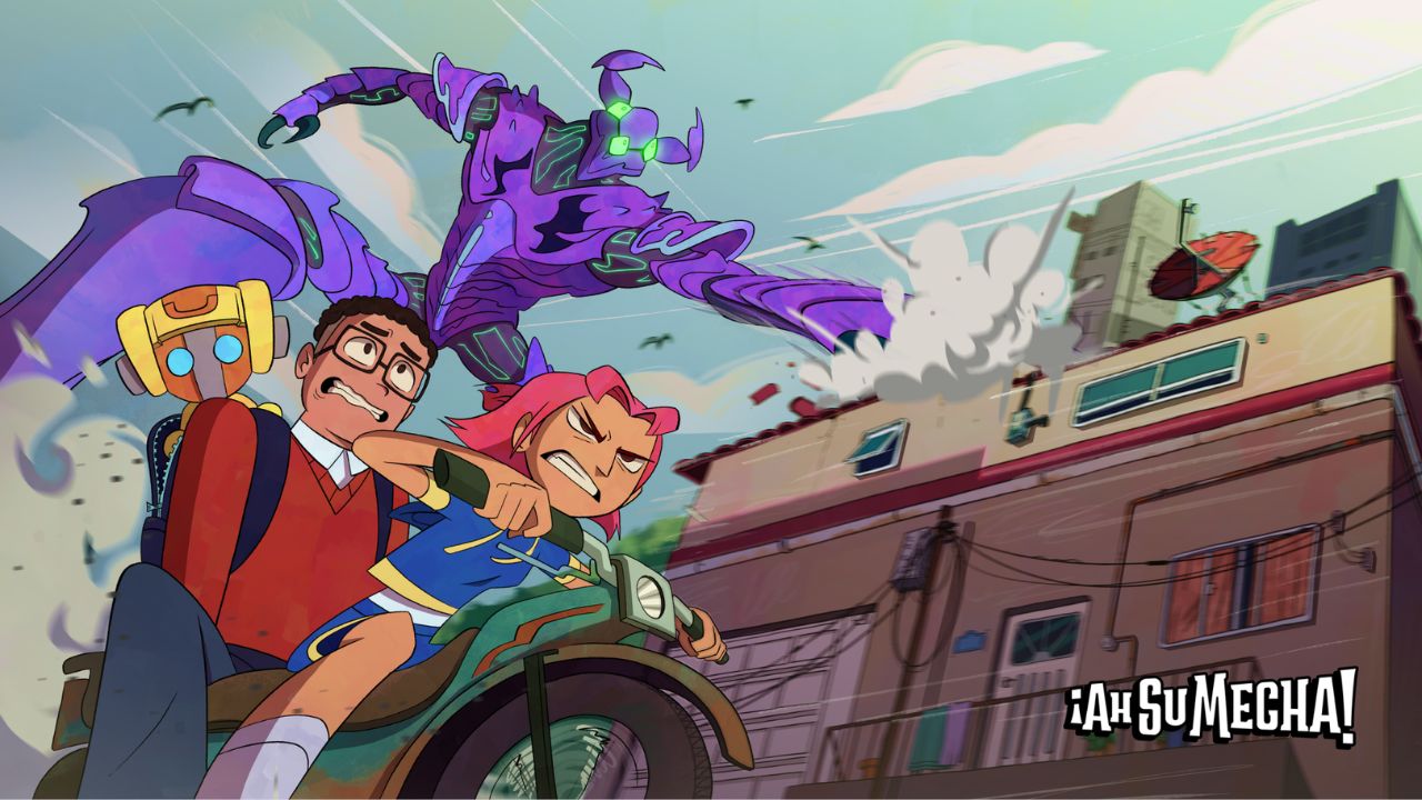 Ah su mecha Perry Esparza Aguilar Viva Calavera México animación