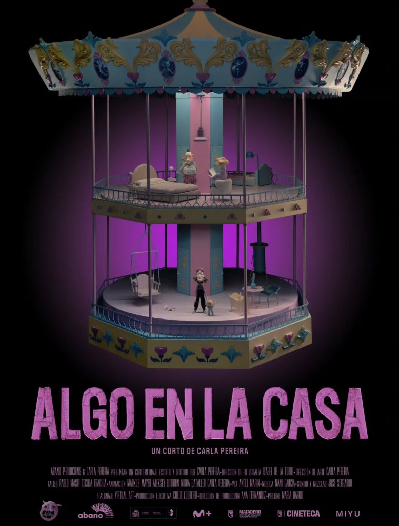 Algo en la casa Carla Pereira Abano Producións España Animación Stop motion póster