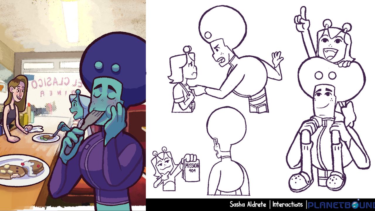 Planetbound Sasha Aldrete México Serie Animación