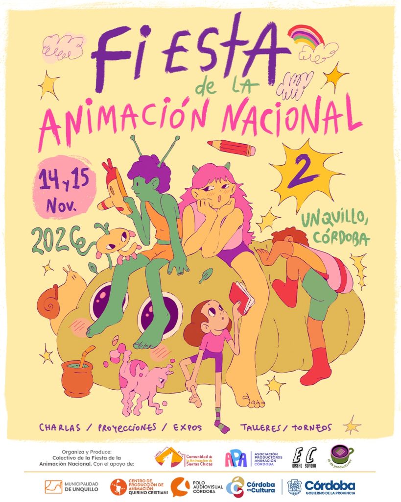 Fiesta de la Animación Nacional Argentina Póster 2026 Matilde Olivera