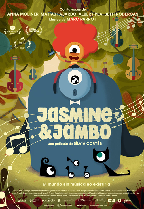 Jasmine & Jambo Sílvia Cortés Teidees España Animación largometraje póster